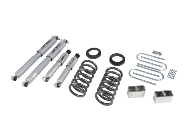 630SP – BELLTECH Lowering Kit, 2 Or 3 Inch Front 3 Inch Rear Drop Shock Absorbers Included With Street Performance Sh...